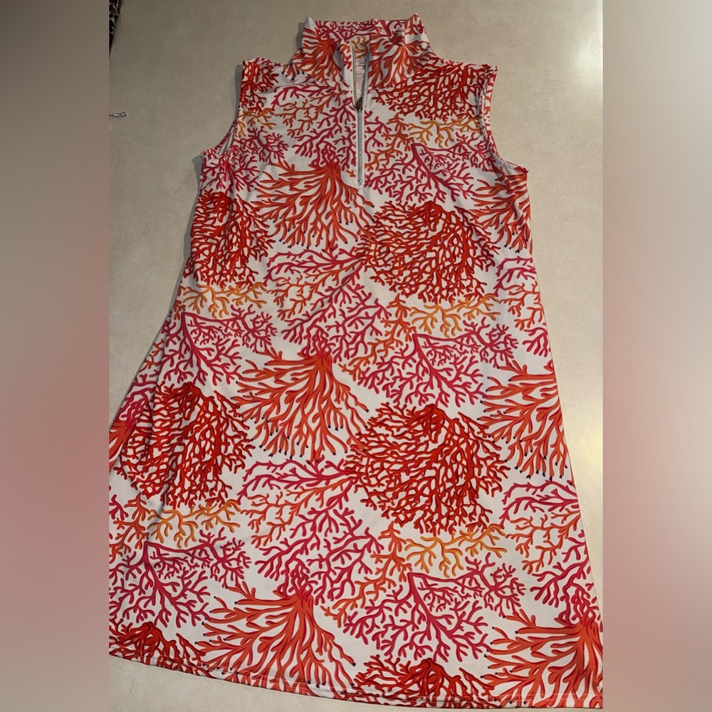 Sunny Oceans Coral Reef Dress Plus Size 1XL